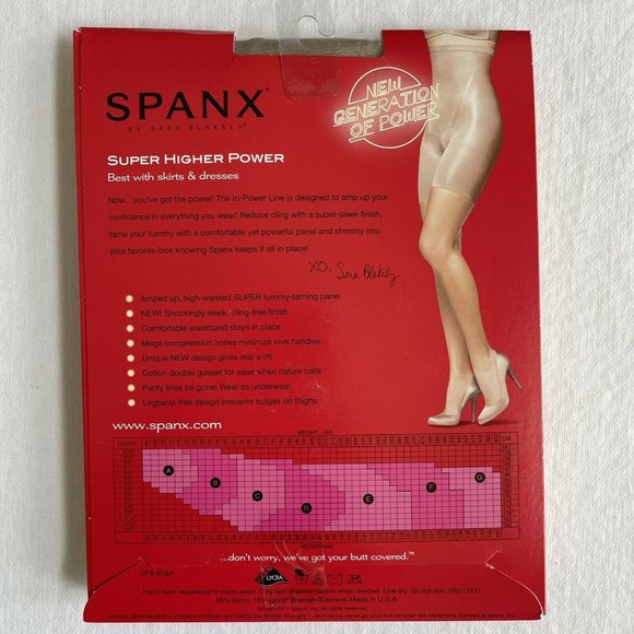 SPANX Super High Power In-power Line Size E Nude1 NEW - Picture 4 of 6